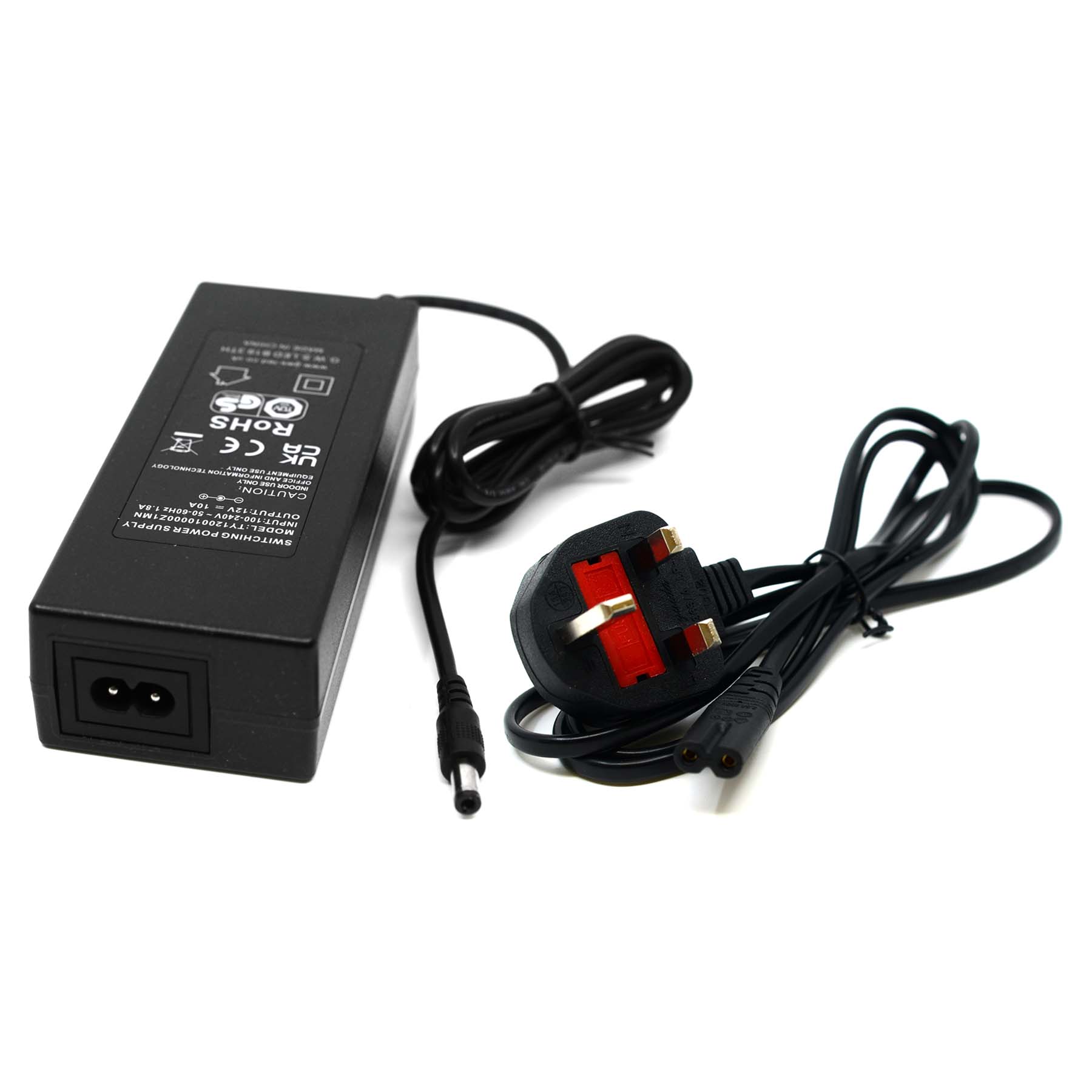  Plug & Play LED Power Supply Transformer DC 12V 120W 10A IP20