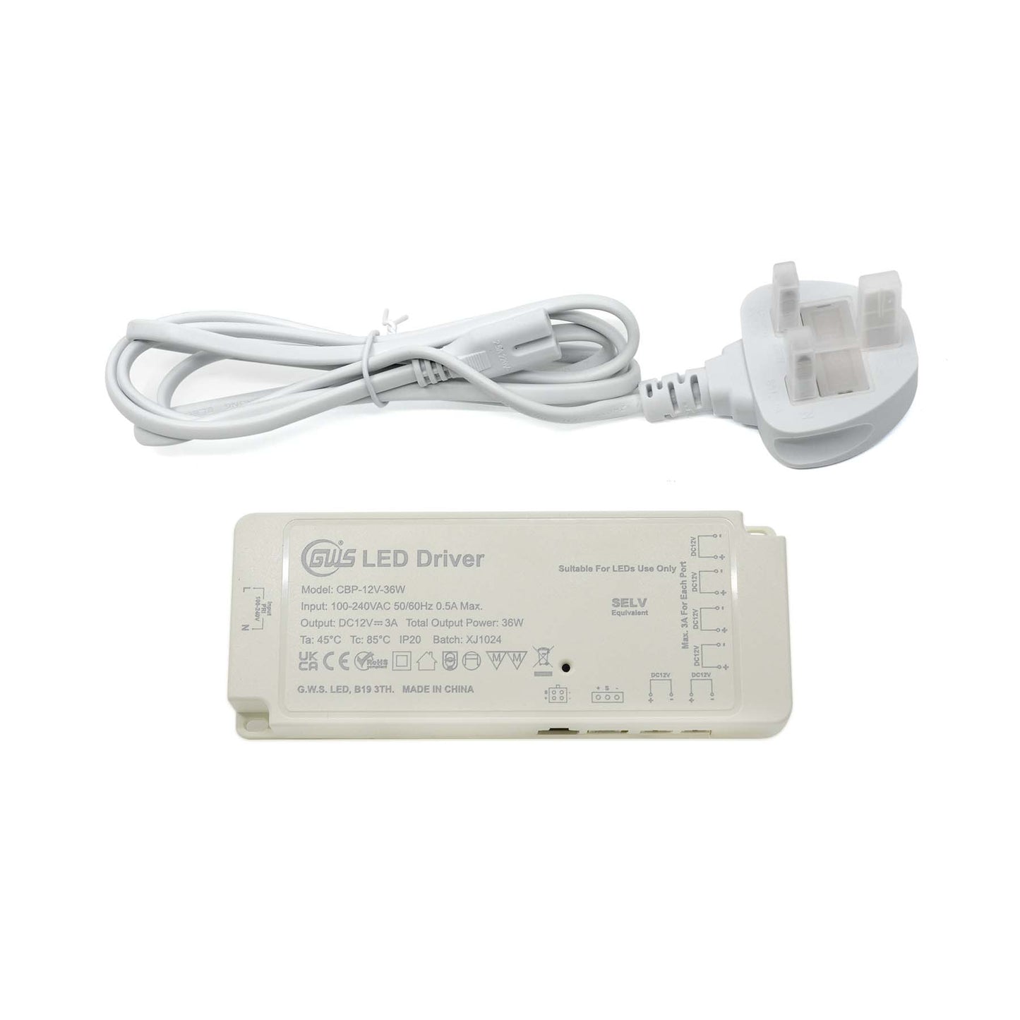  LED Plug And Play Multi DuPont Port Cabinet Driver 12V-24V 24W-100W