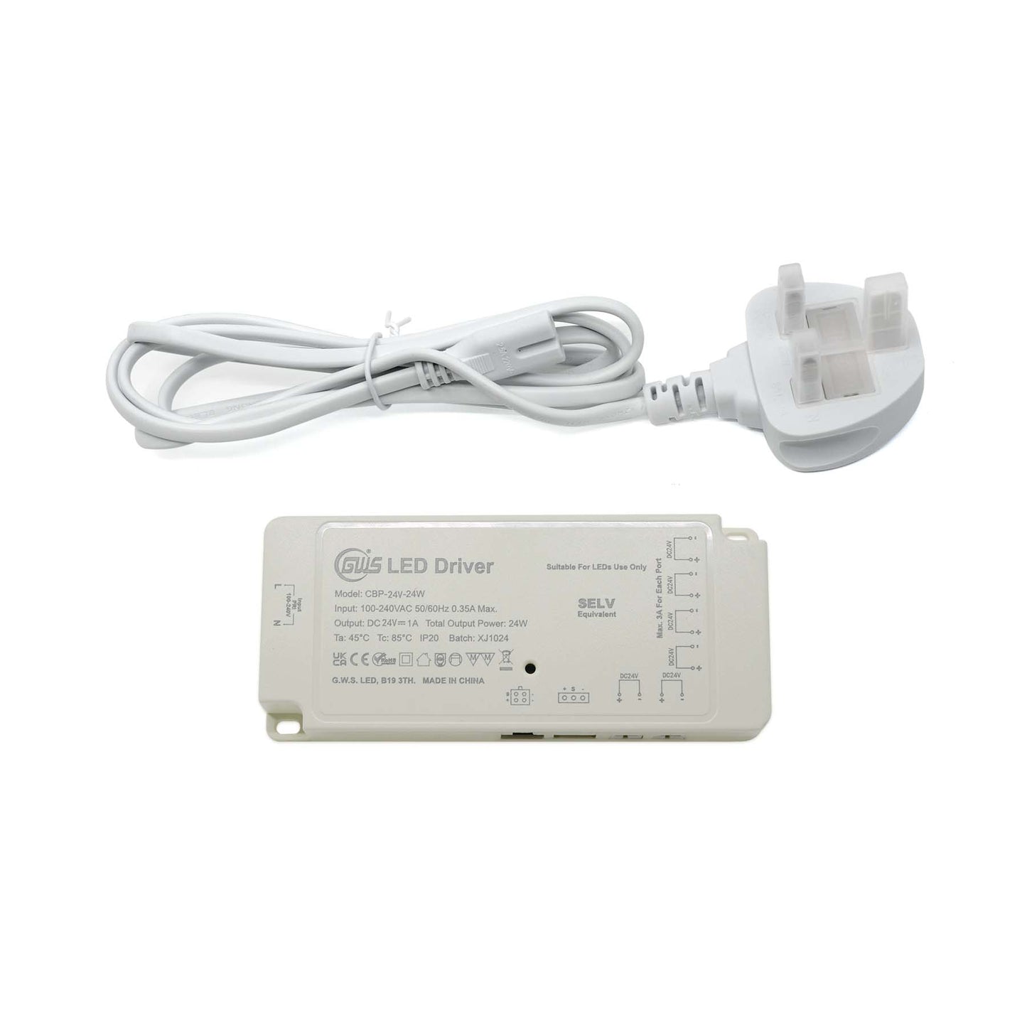  LED Plug And Play Multi DuPont Port Cabinet Driver 12V-24V 24W-100W