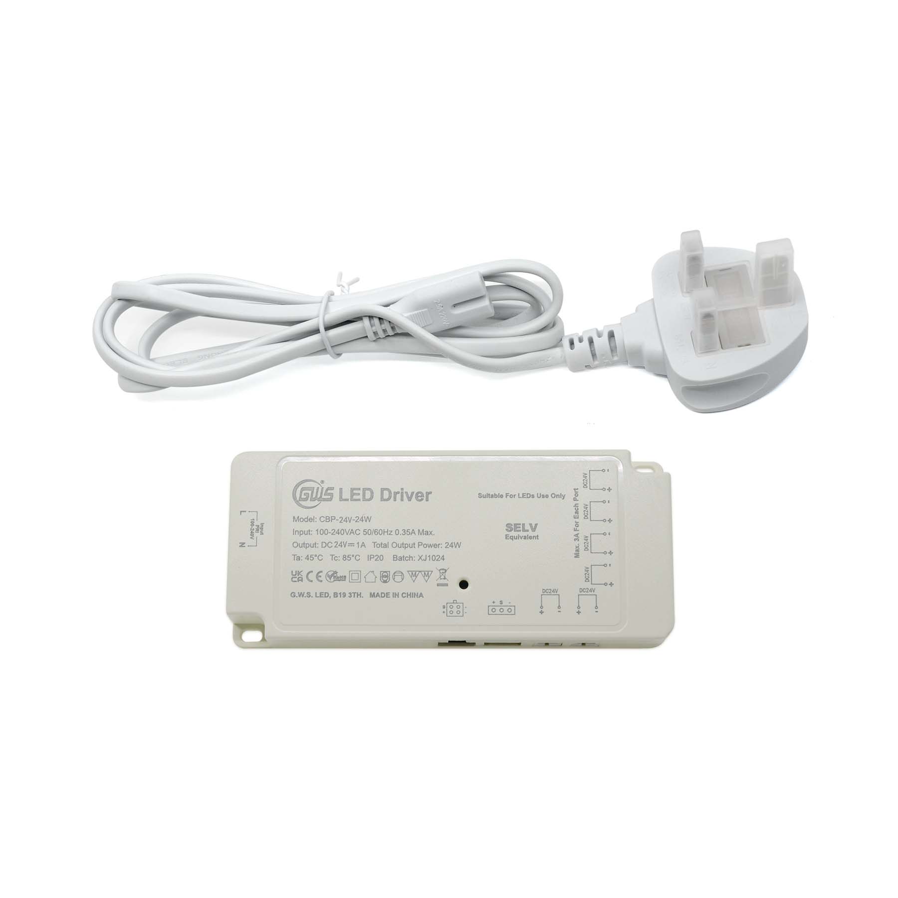  LED Plug And Play Multi DuPont Port Cabinet Driver 12V-24V 24W-100W