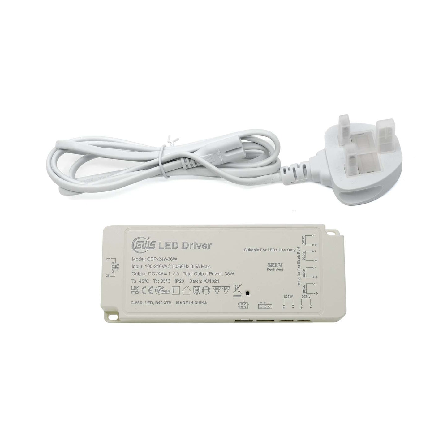  LED Plug And Play Multi DuPont Port Cabinet Driver 12V-24V 24W-100W