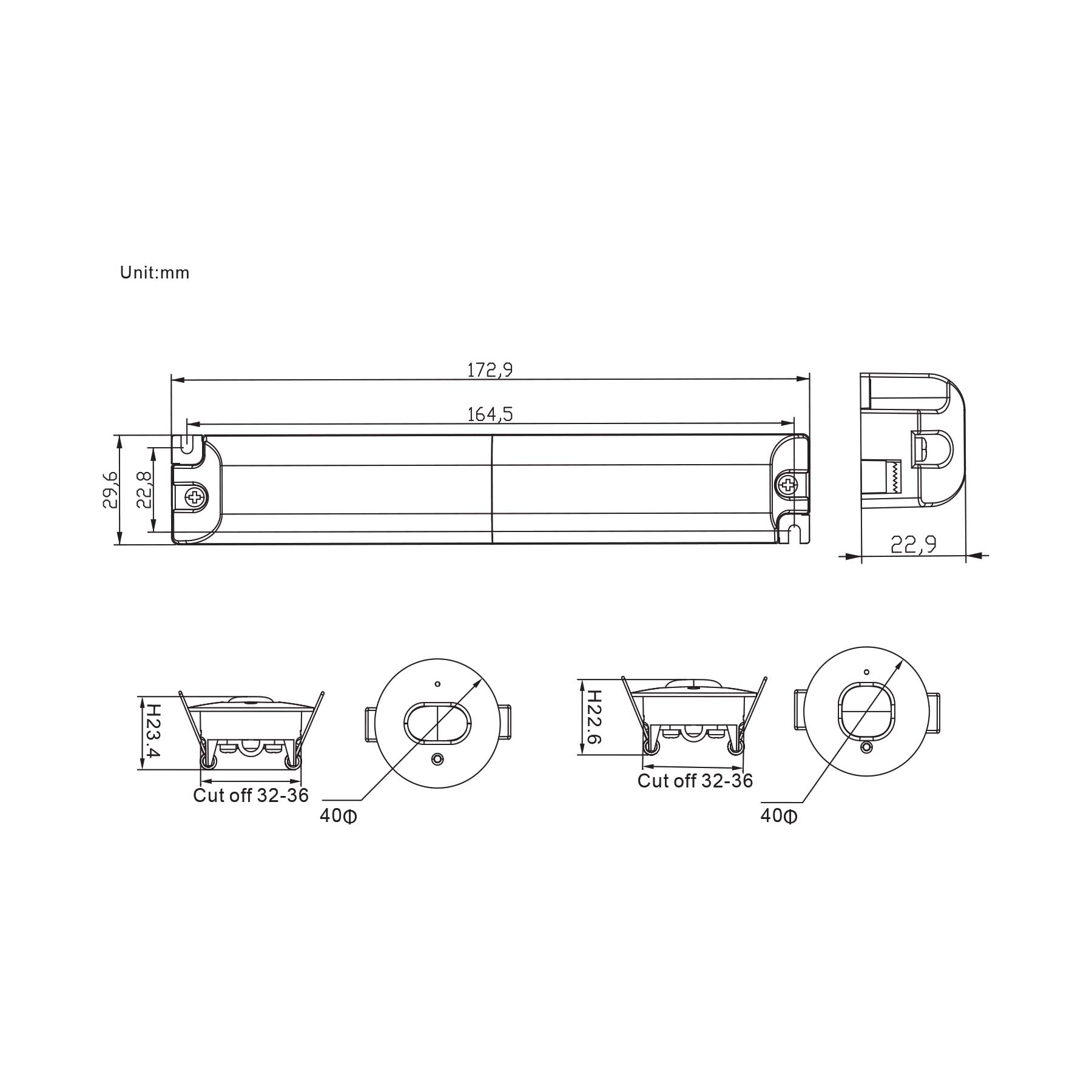  1W LED Emergency Spotlight