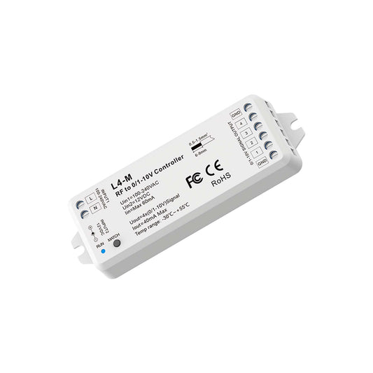  LED RF To 4 Channels 0-10V Dimmer L4-M