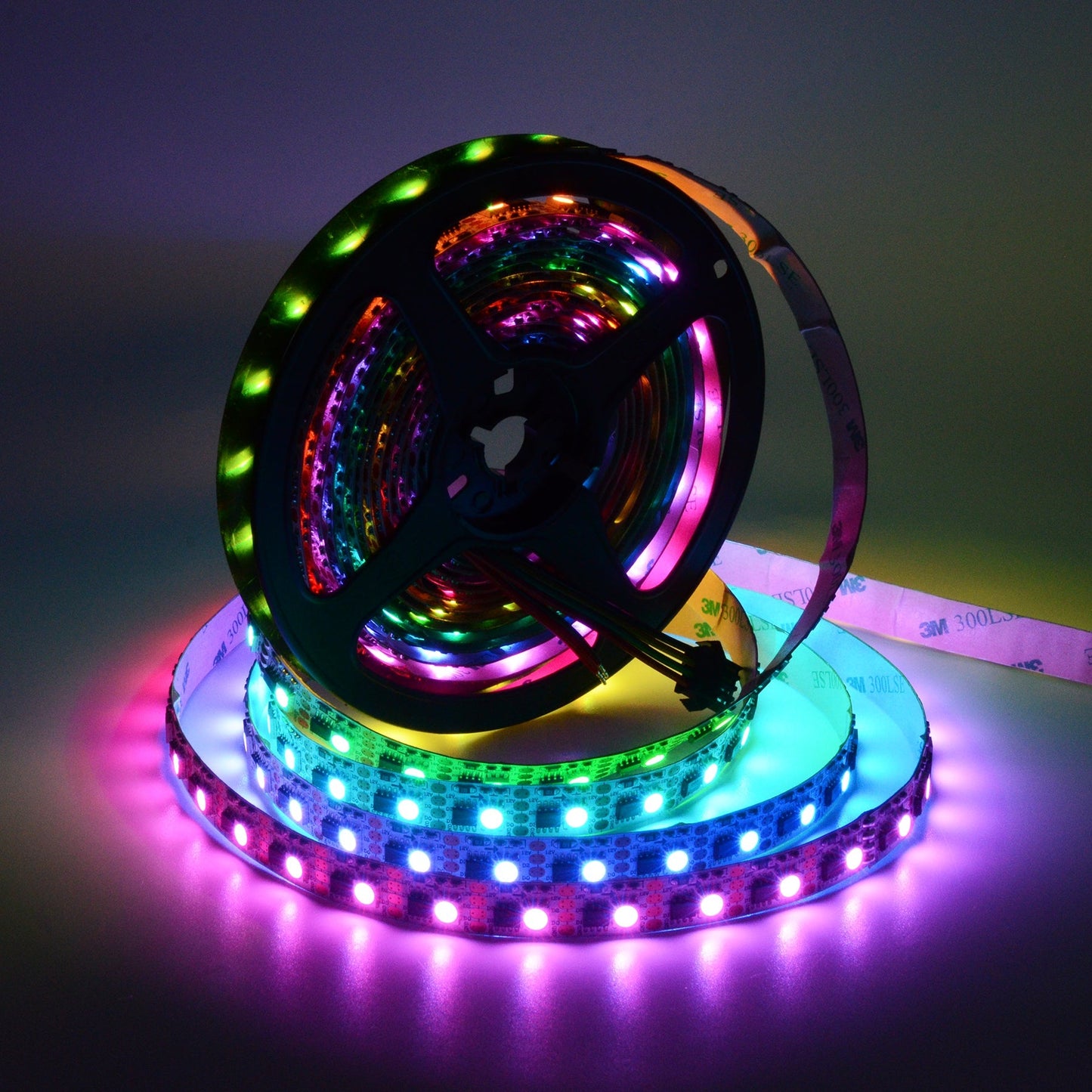  WS2815 SPI 5050 RGB LED Strip Light 12V – 5M Digital Addressable, 60px/M, IP20
