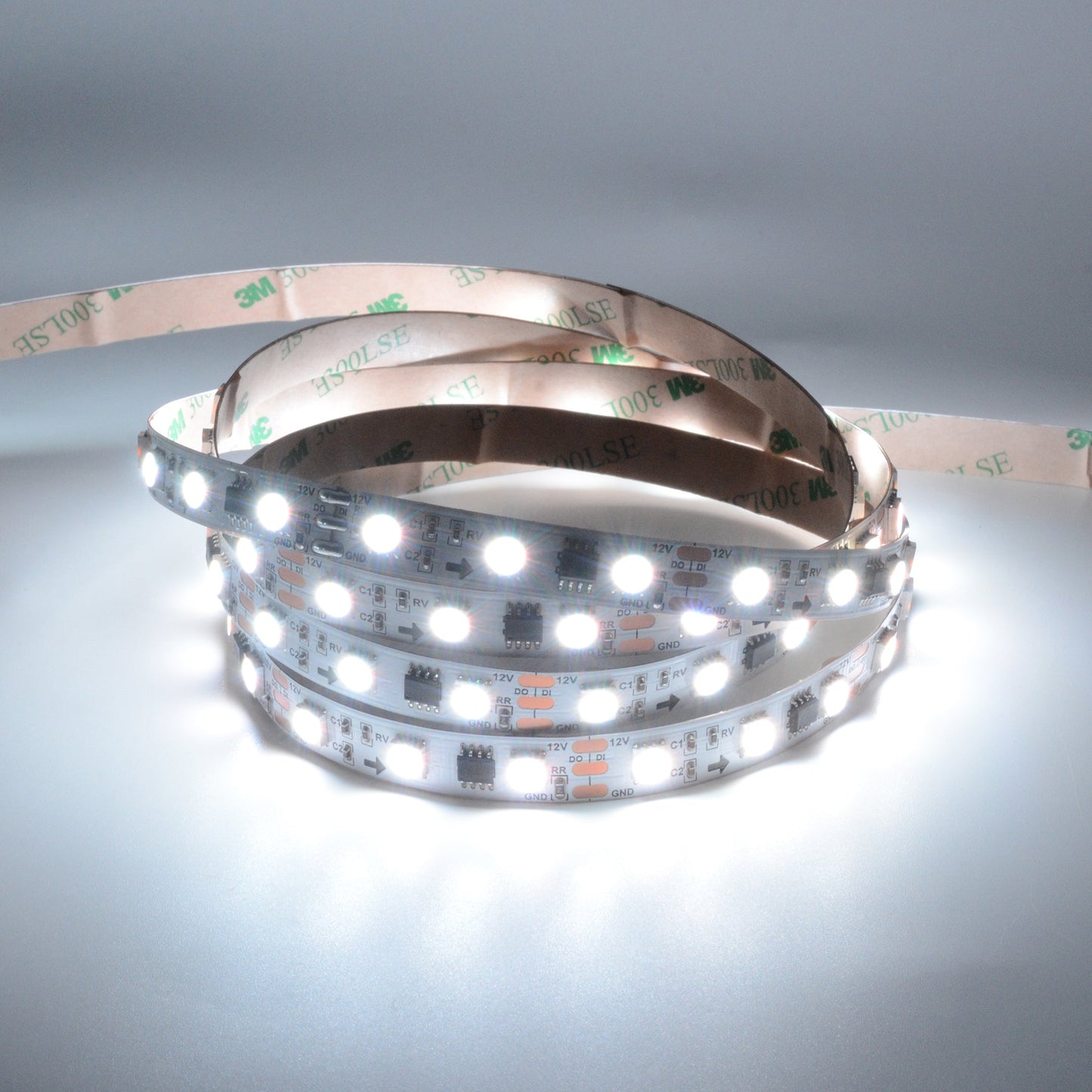  UCS2904 SPI 5050 RGBW LED Strip Light 12V – 5M Digital Addressable, IP20
