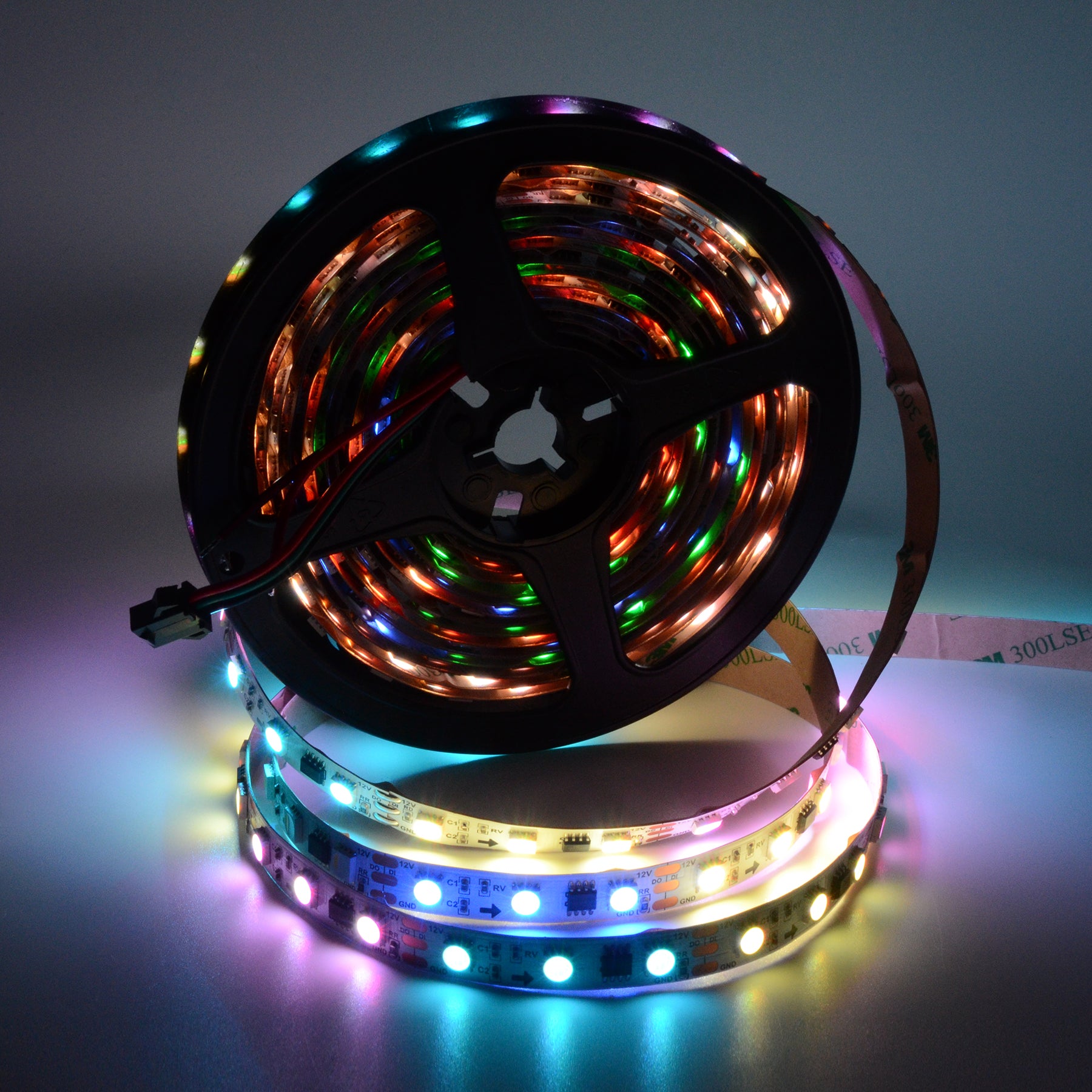  UCS2904 SPI 5050 RGBW LED Strip Light 12V – 5M Digital Addressable, IP20
