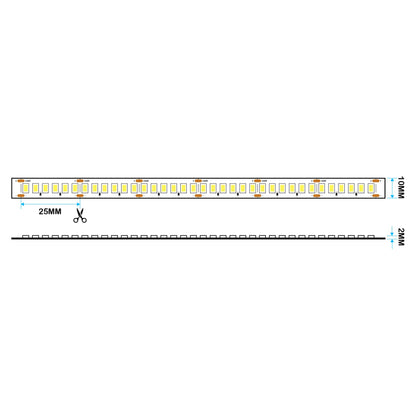  LED 2835 Strip Light, 5M Reel, IP20, 24V, 240 LEDs/M