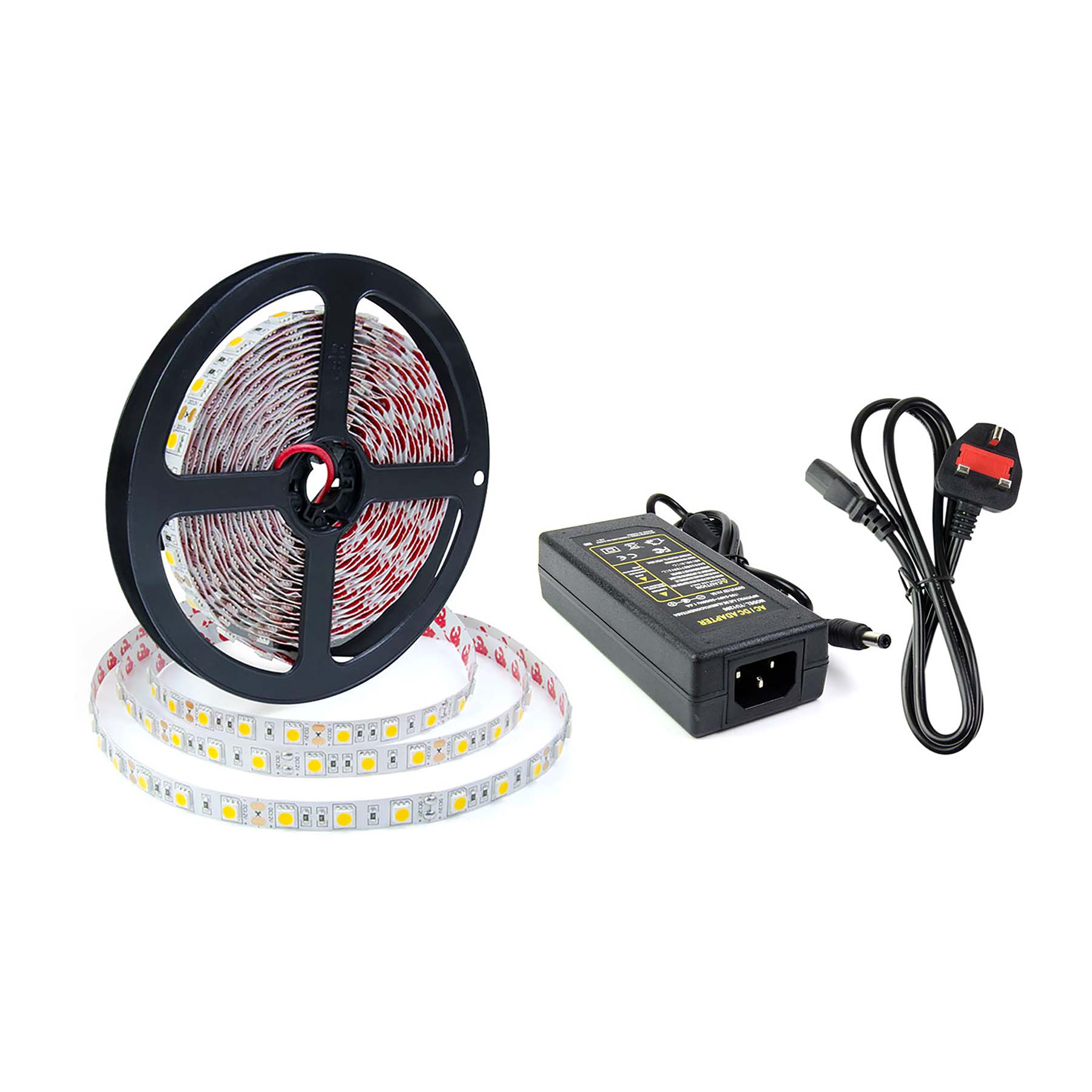  LED 5050 Strip Light, 5M Reel, IP20, 12V, 60 LEDs/M
