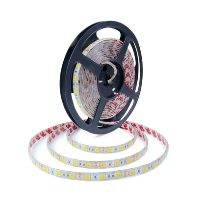  LED 5050 Strip Light, 5M Reel, IP44, 12V, 60 LEDs/M