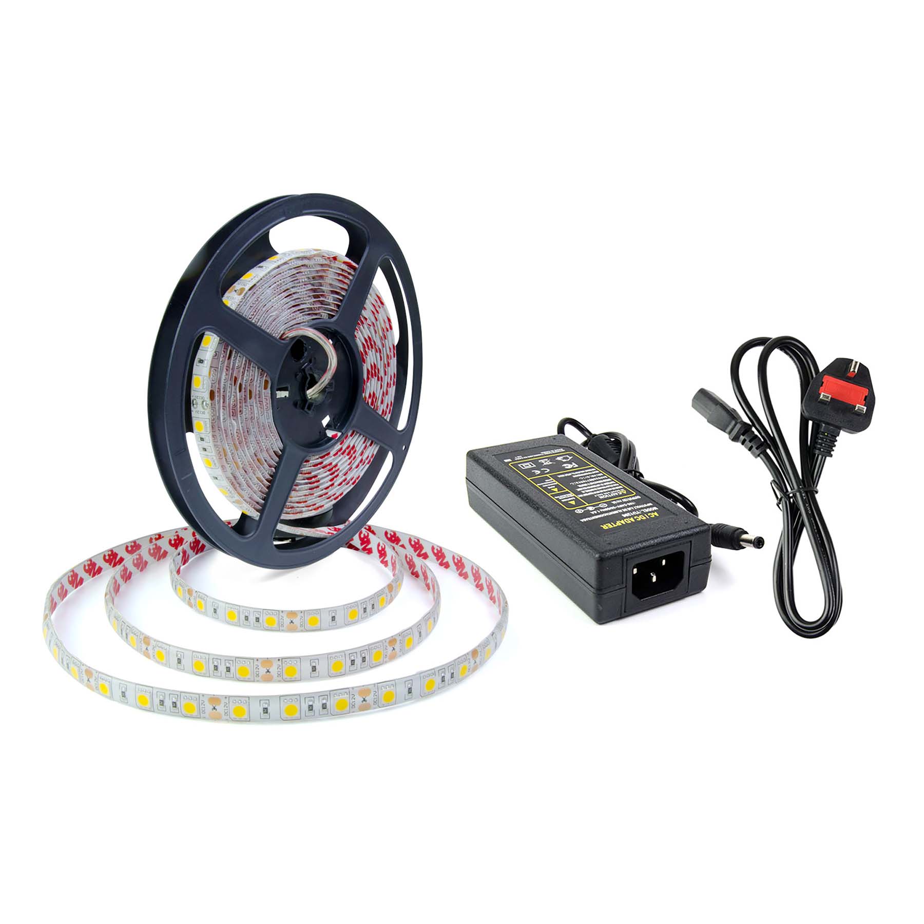  LED 5050 Strip Light, 5M Reel, IP44, 12V, 60 LEDs/M