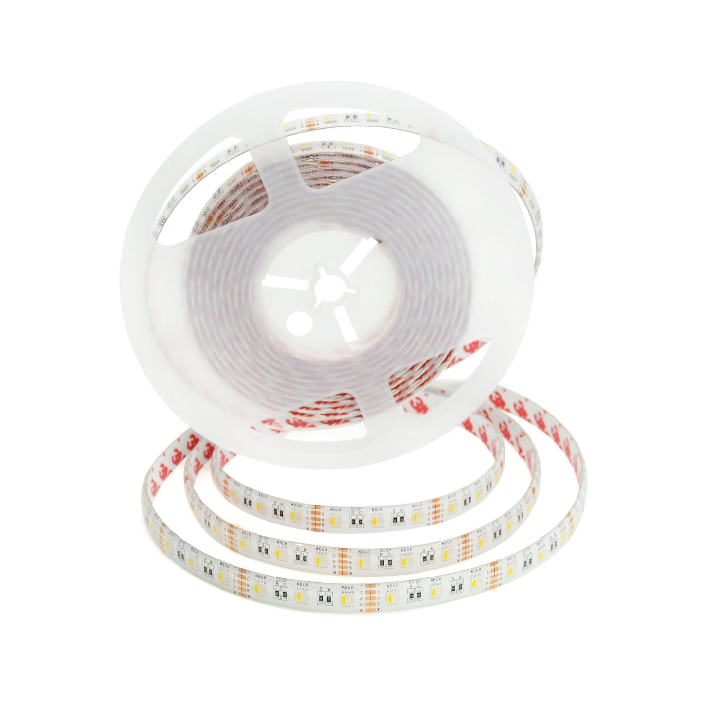  LED 5050 Strip Light, 5M Reel, IP44, 12V, 60 LEDs/M, RGB+Warm White