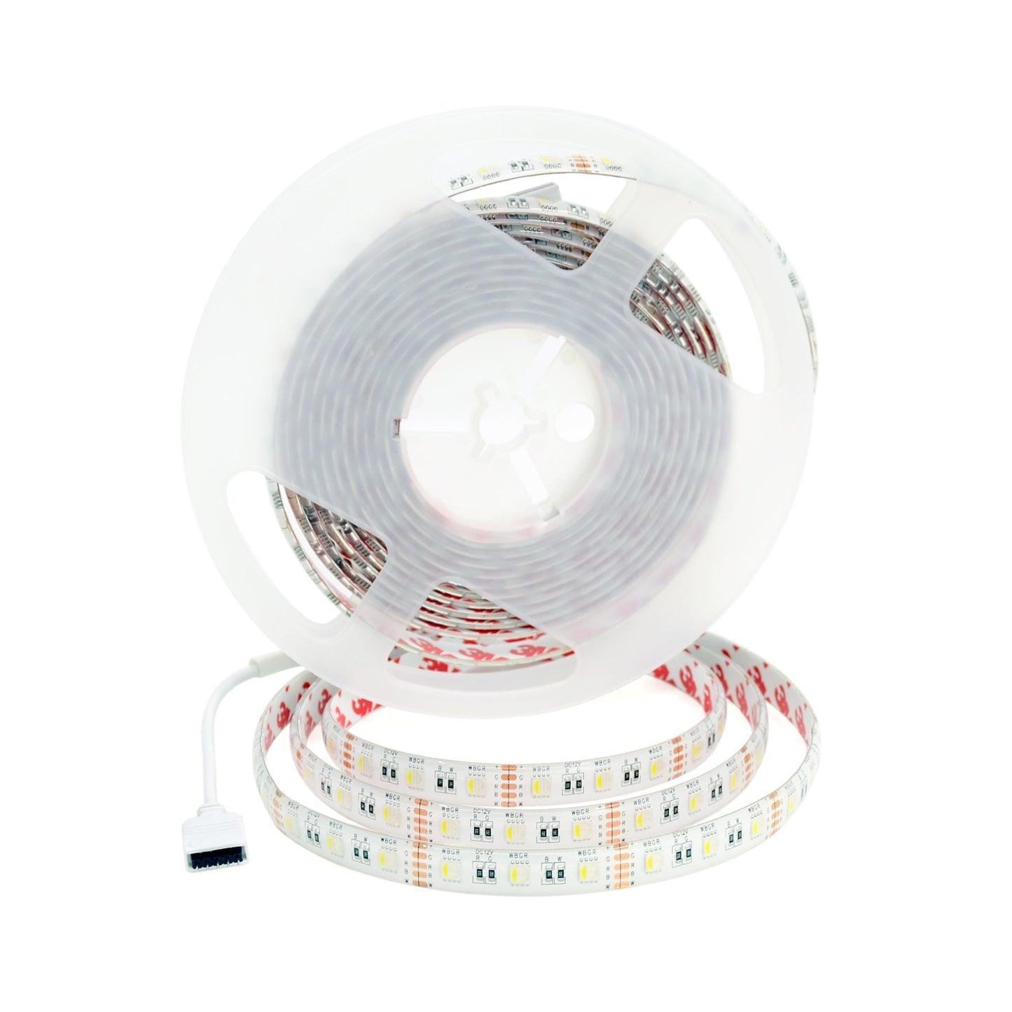  LED 5050 Strip Light, 5M Reel, IP44, 12V, 60 LEDs/M, RGB+White