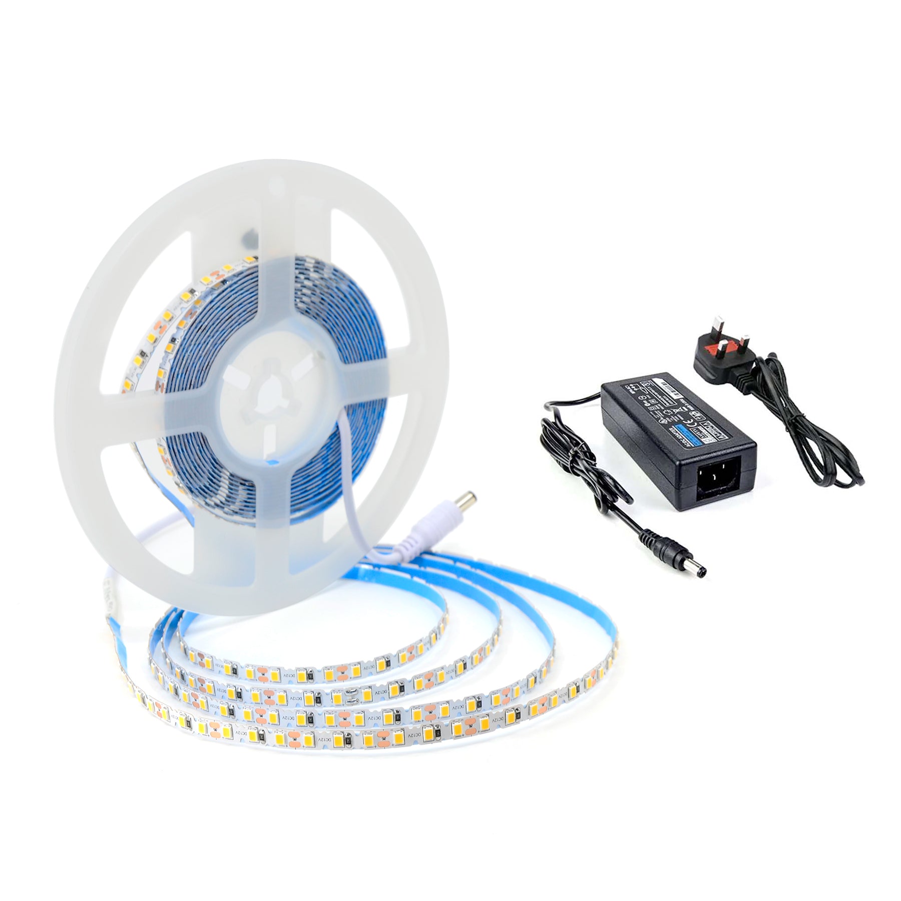  LED 2835 Strip Light, Zig Zag S-Shape, 5M Reel, IP20, 12V, 120 LEDs/M