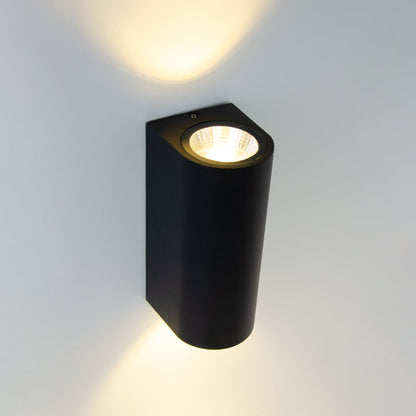  10W Black LED Up And Down Wall Light (WL-B2-UD)