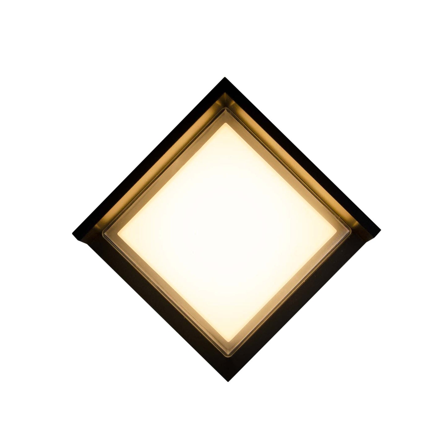 12W Black Square LED Wall Light (WL-C-SQ)