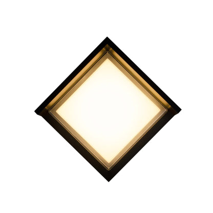 12W Black Square LED Wall Light (WL-C-SQ)