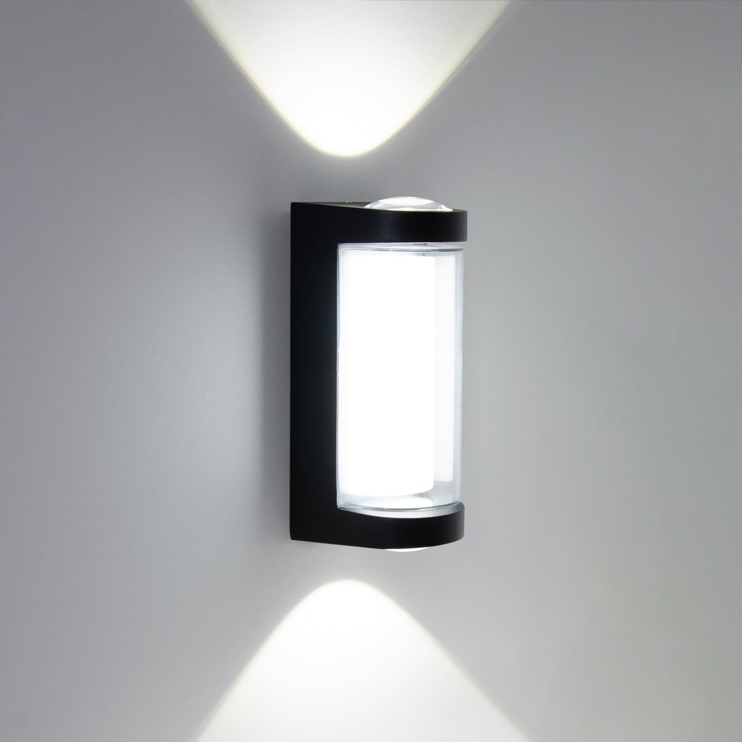  16W Black LED Up And Down Wall Light (WL-A-RD)