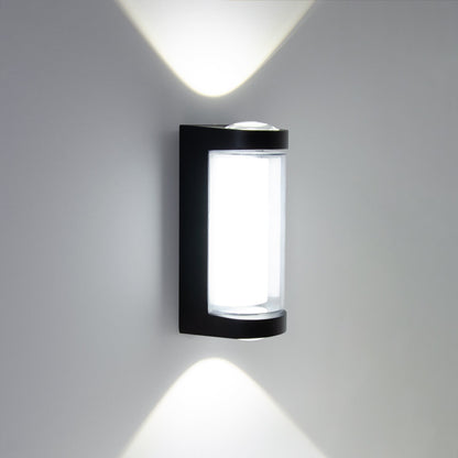  16W Black LED Up And Down Wall Light (WL-A-RD)