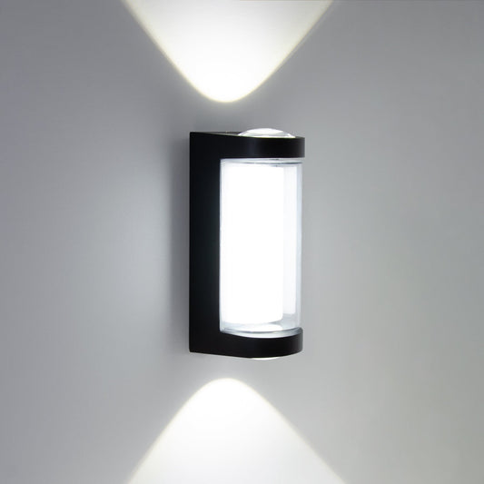  16W Black LED Up And Down Wall Light (WL-A-RD)