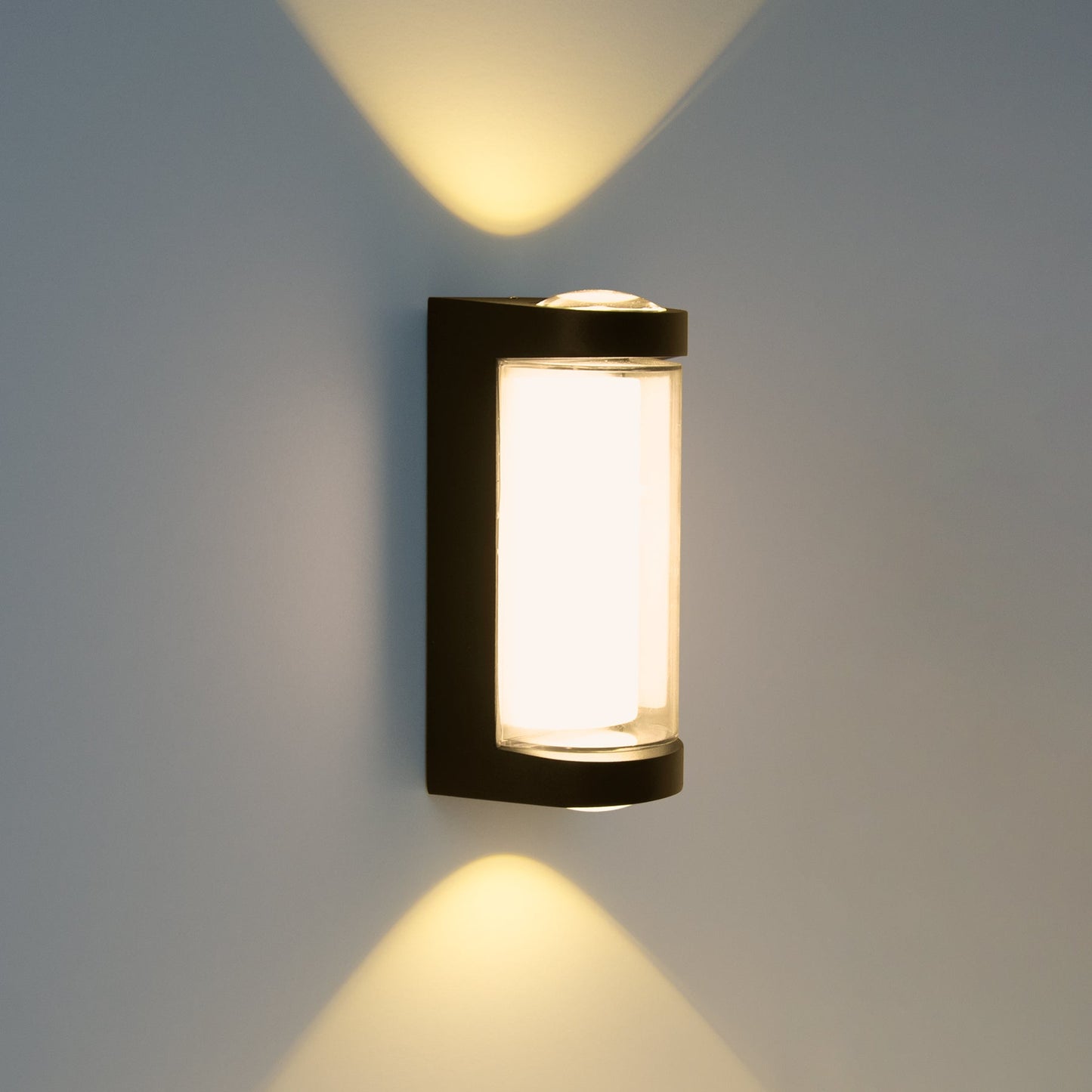  16W Black LED Up And Down Wall Light (WL-A-RD)