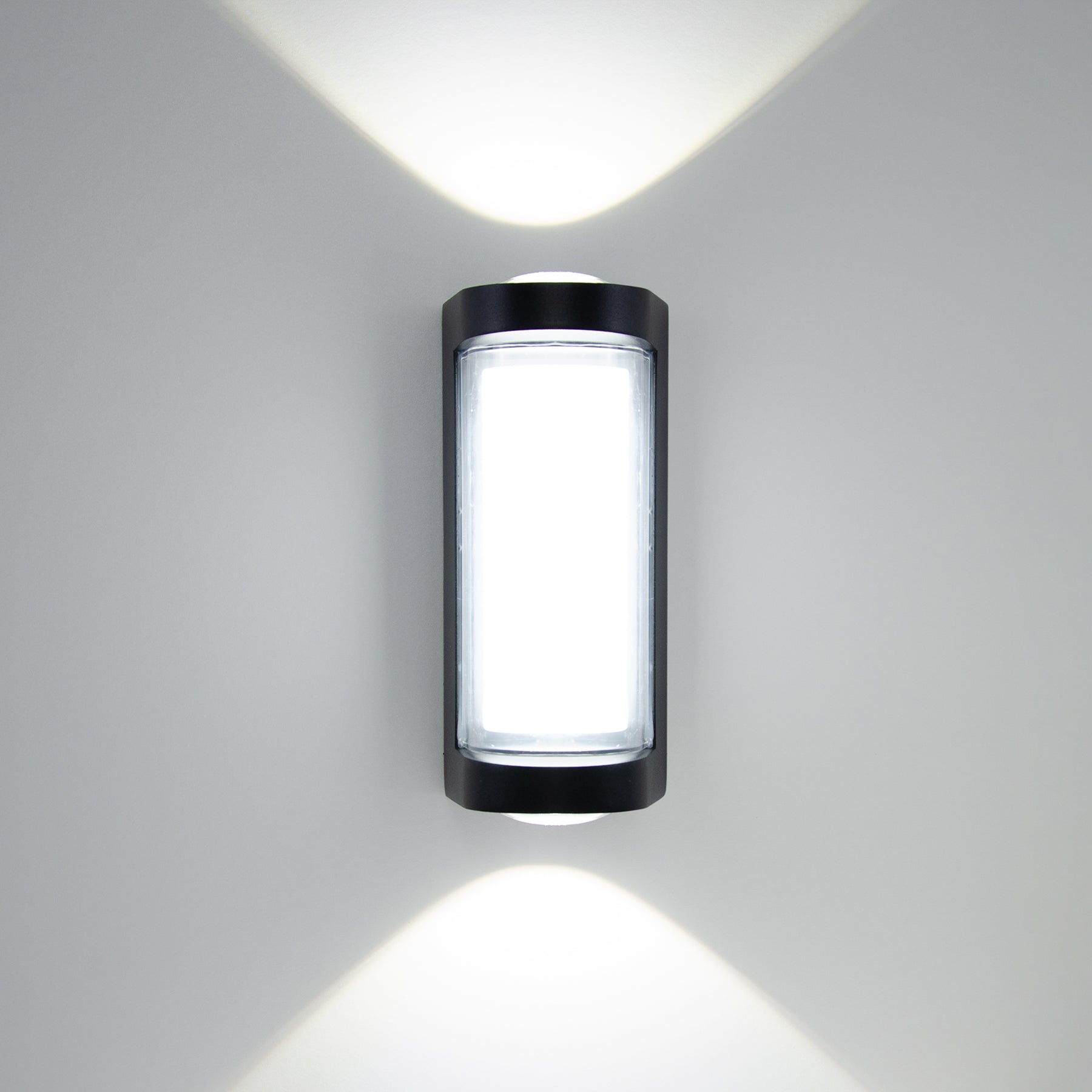 16W Black LED Up And Down Wall Light (WL-A-RD)