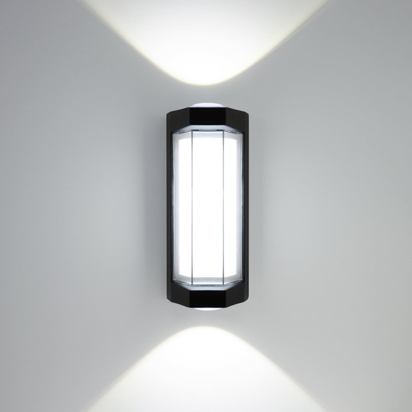  16W Black LED Up And Down Wall Light (WL-A-SQ)