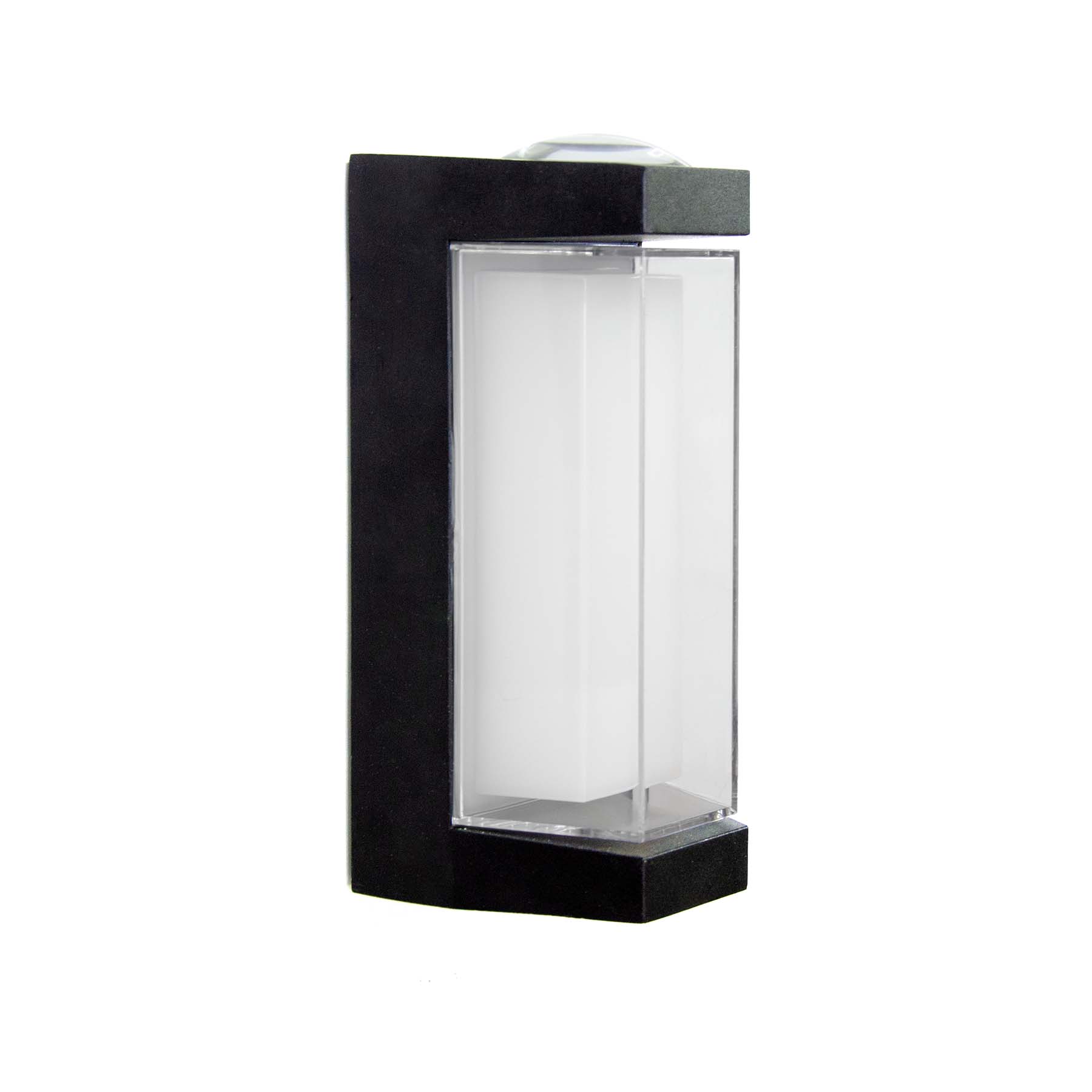  16W Black LED Up And Down Wall Light (WL-A-SQ)