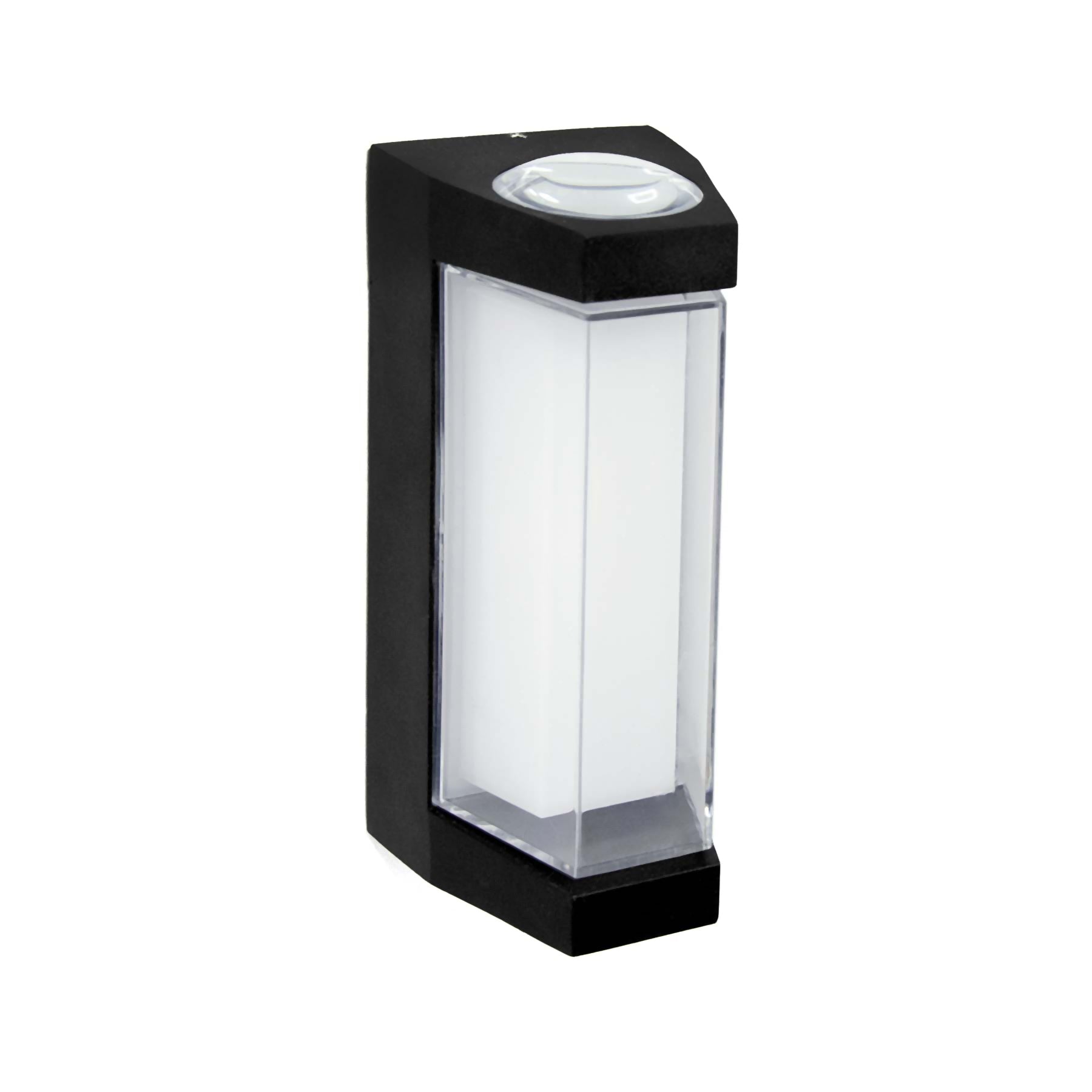  16W Black LED Up And Down Wall Light (WL-A-SQ)