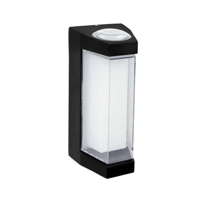  16W Black LED Up And Down Wall Light (WL-A-SQ)