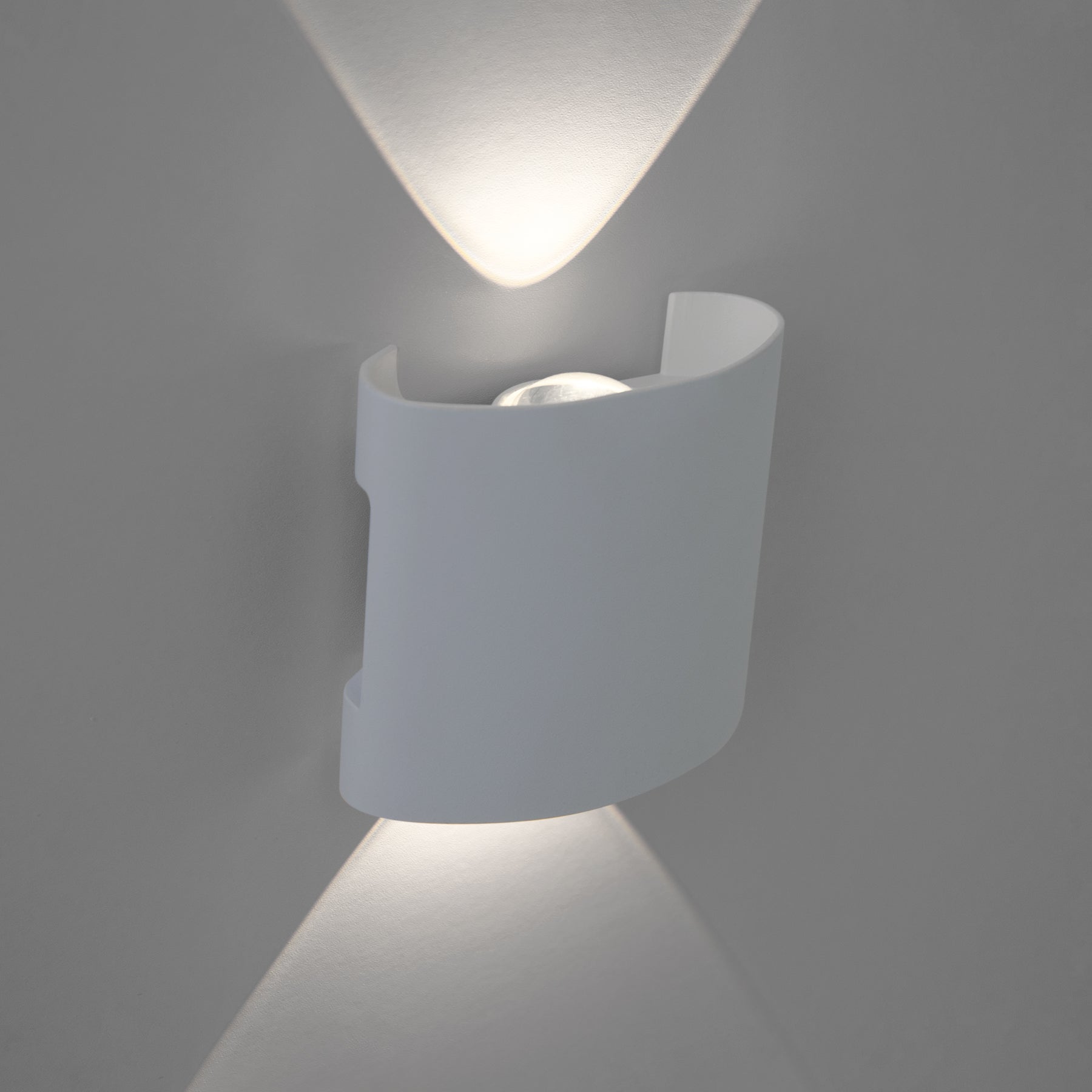  White 2W LED Up And Down Wall Light (WL-T2)