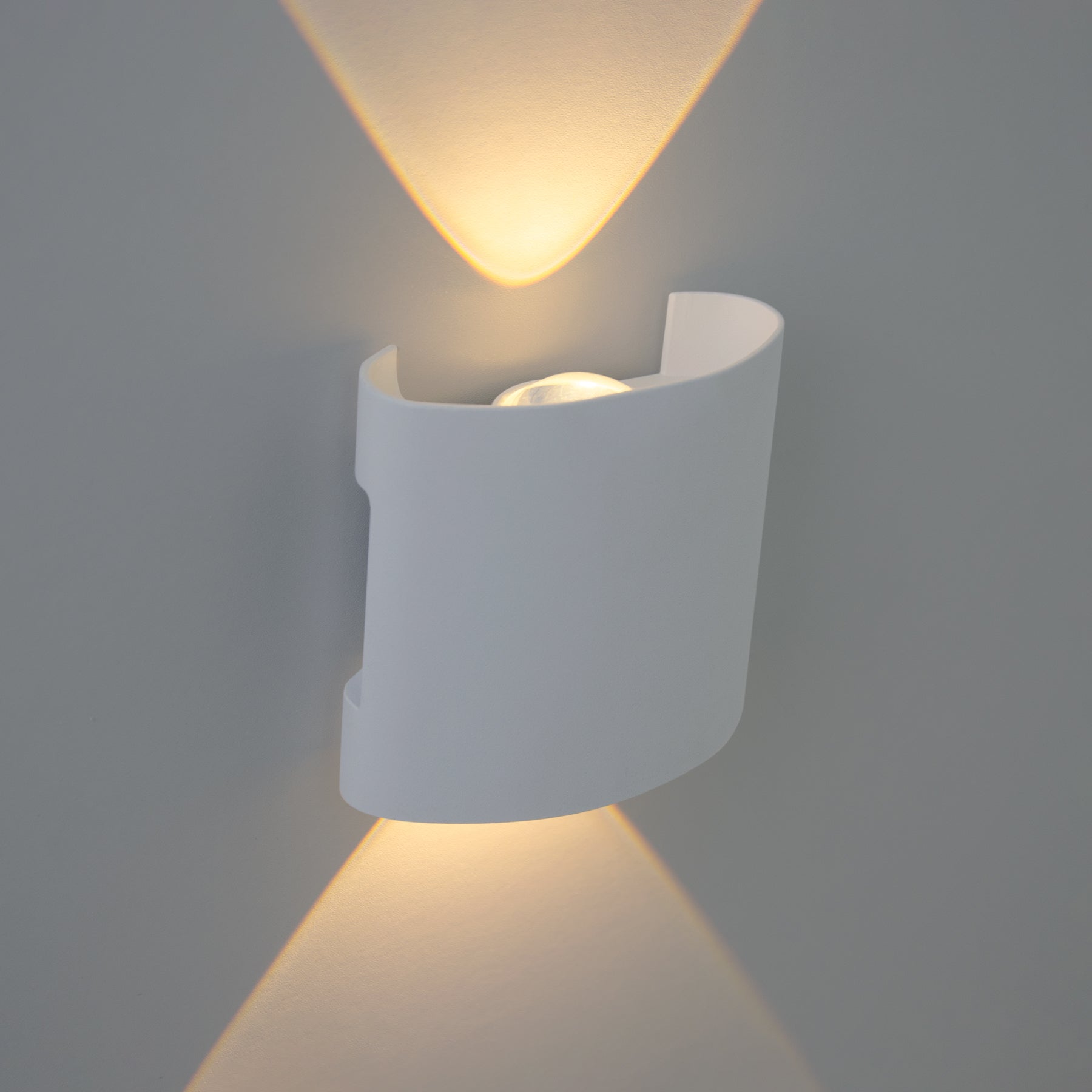  White 2W LED Up And Down Wall Light (WL-T2)