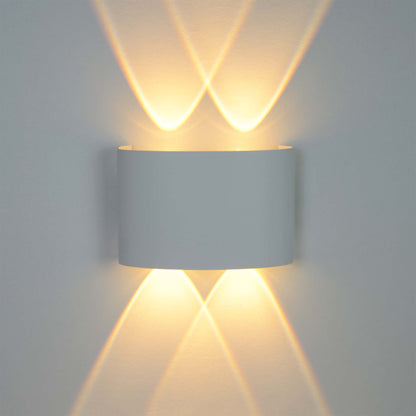  White 4W LED Up And Down Wall Light (WL-T4)