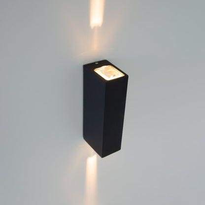  6W Black LED Up And Down Wall Light (WL-D)