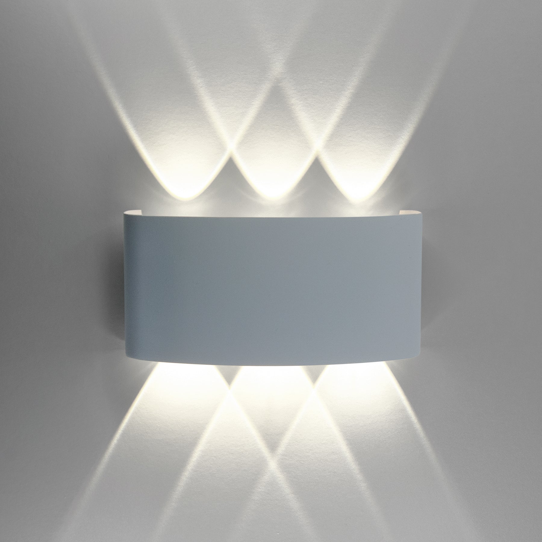  White 6W LED Up And Down Wall Light (WL-T6)