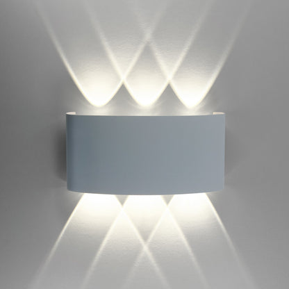  White 6W LED Up And Down Wall Light (WL-T6)