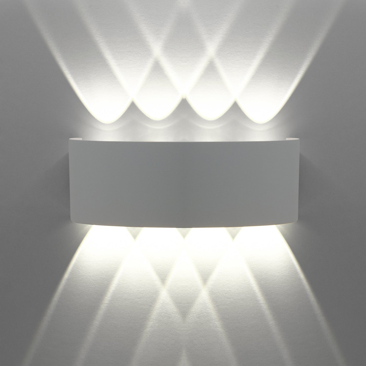  White 8W LED Up And Down Wall Light (WL-T8)