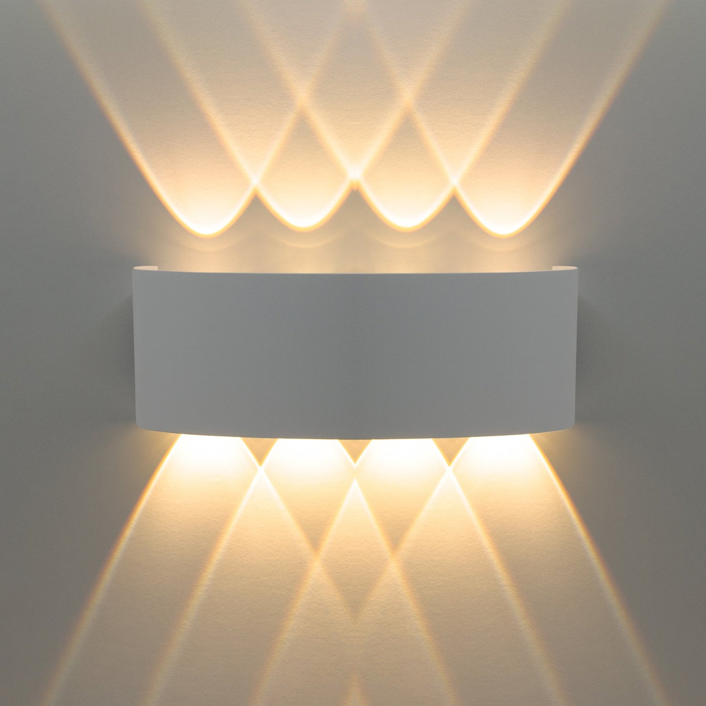  White 8W LED Up And Down Wall Light (WL-T8)