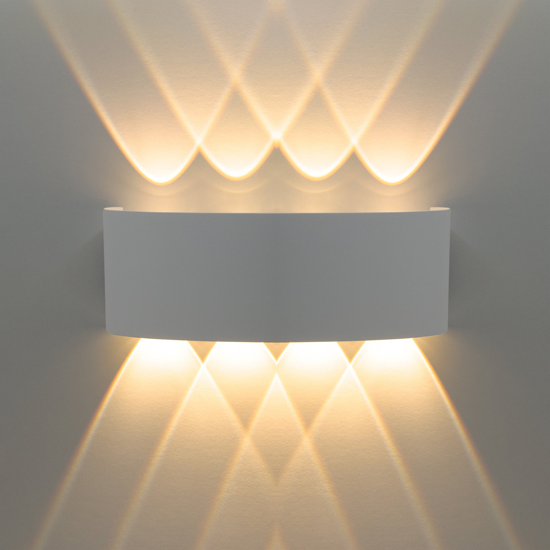  White 8W LED Up And Down Wall Light (WL-T8)