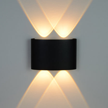  Black 4W LED Up And Down Wall Light (WL-T4-B)