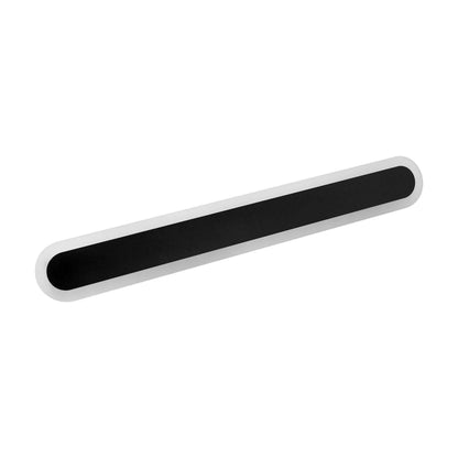  Black LED Oval Linear Wall Light