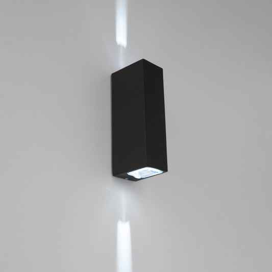  6W Black LED Up And Down Wall Light (WL-D)