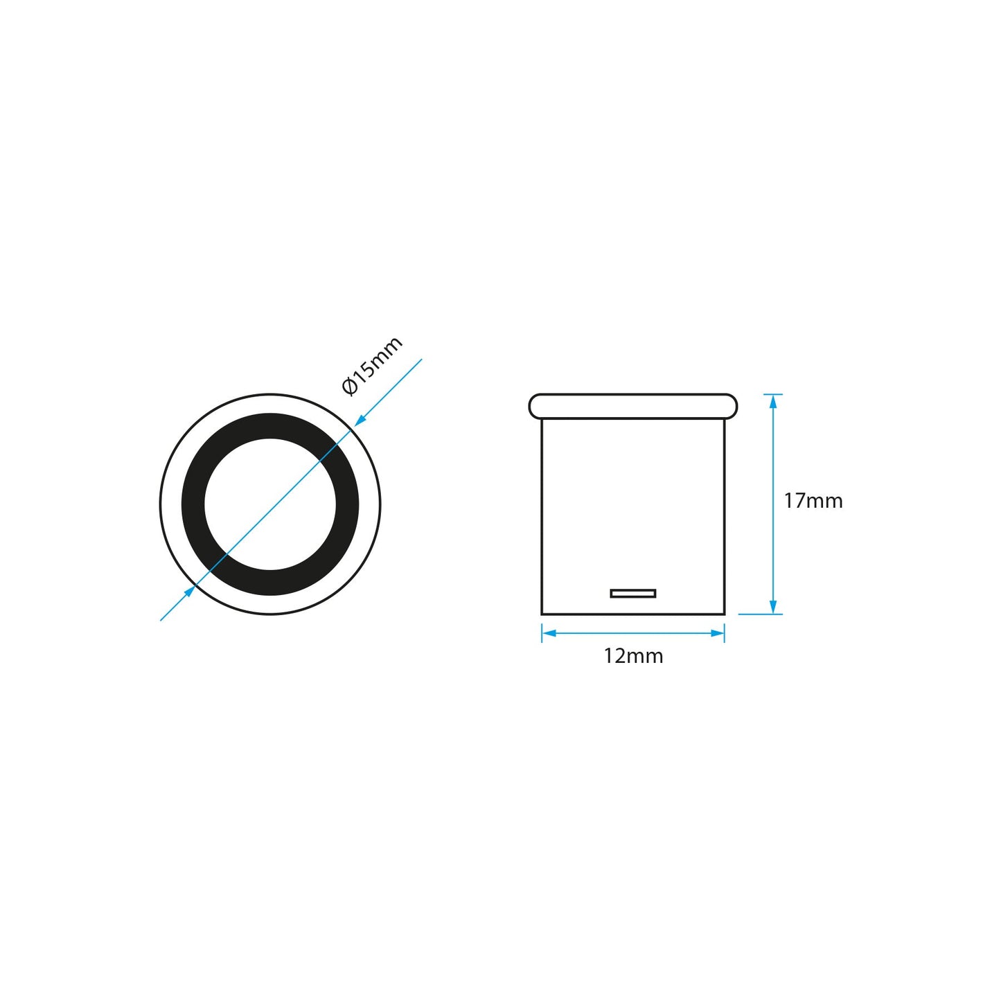  LED 12/24V Cabinet Touch Sensor Switch