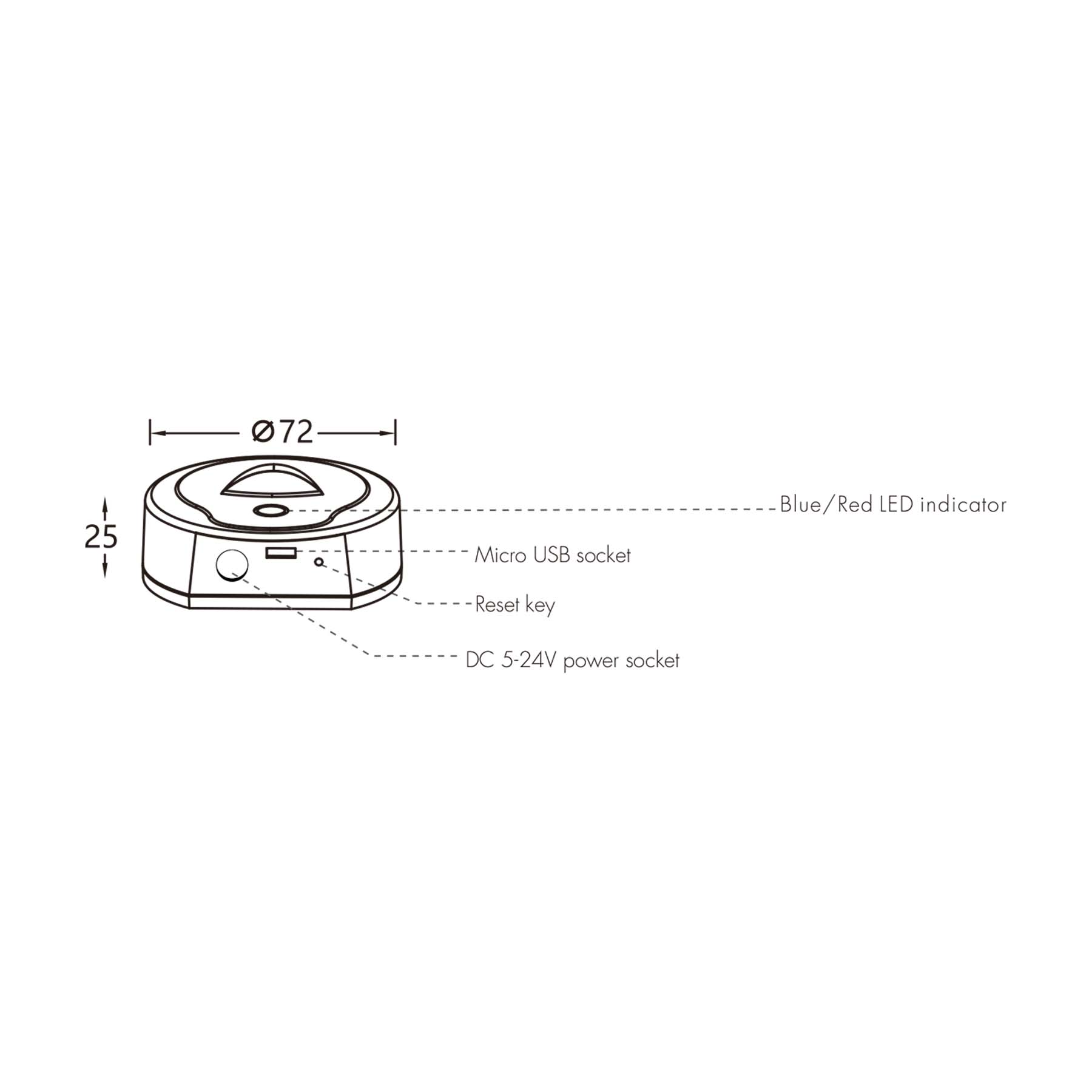  Multimode Gateway (Zigbee + Bluetooth) Tuya App WG-Z
