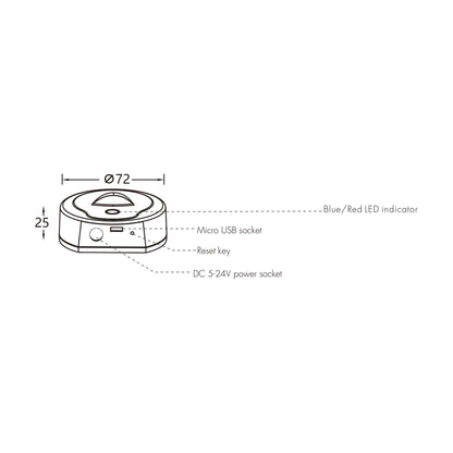  Multimode Gateway (Zigbee + Bluetooth) Tuya App WG-Z