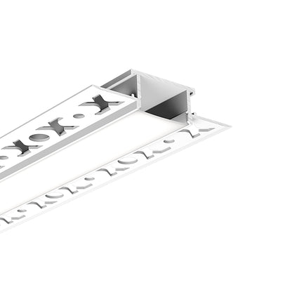 Plaster-In Trimless Recessed LED Aluminium Profile 61.45x14mm (122-C6214)