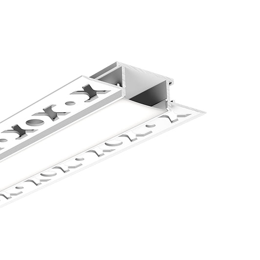  Plaster-In Trimless Recessed LED Aluminium Profile 61.45x14mm (122-C6214)