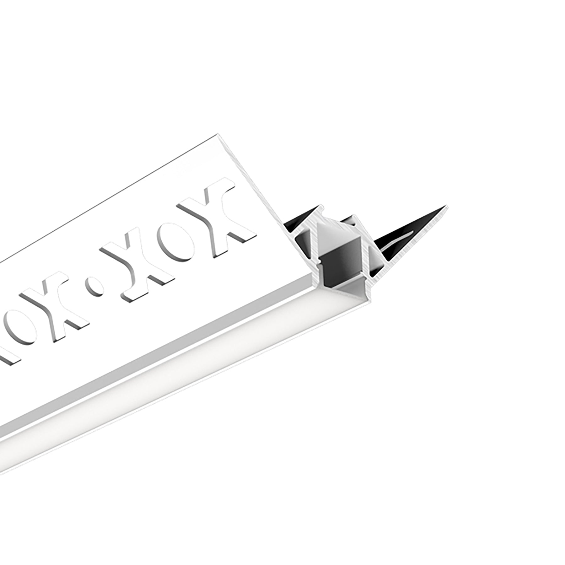 Plaster-In Trimless Recessed LED Aluminium Profile 50x22.34mm (126-C5022)