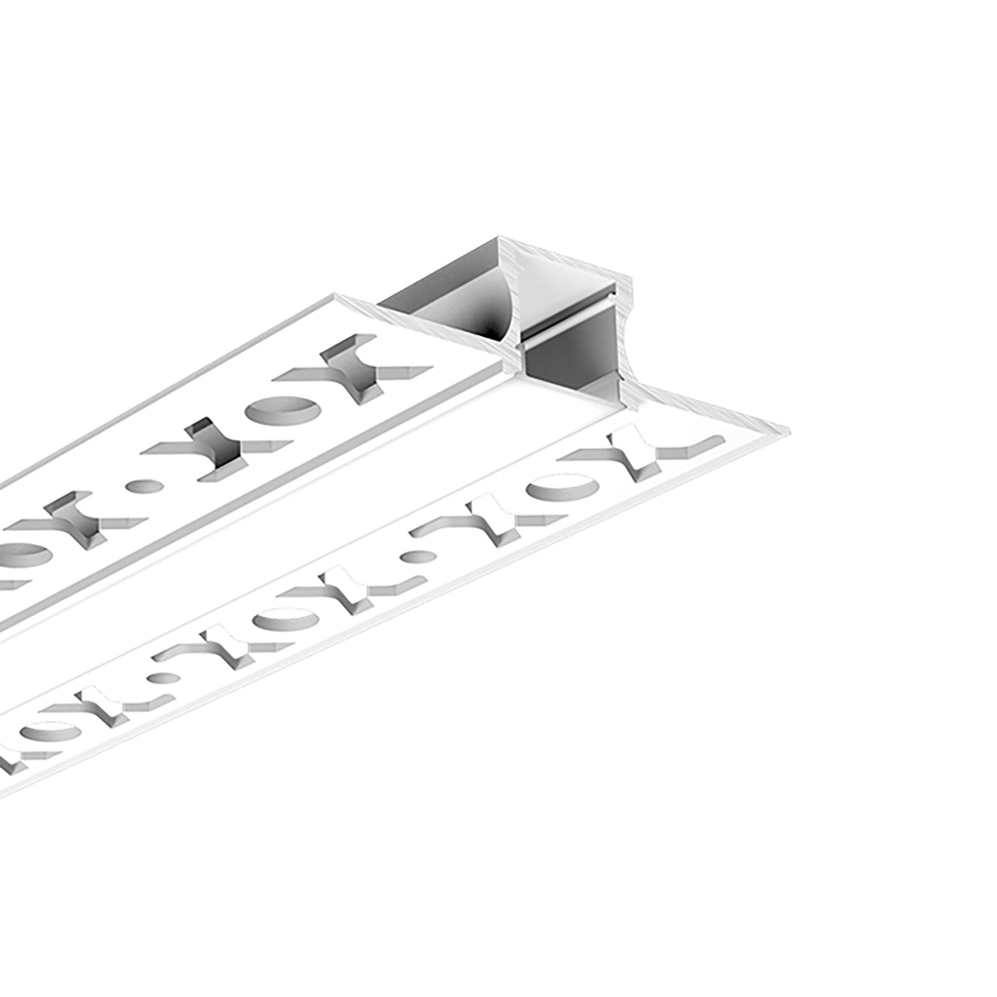  Plaster-In Trimless Recessed LED Aluminium Profile 57x14.4mm (201-C5715)