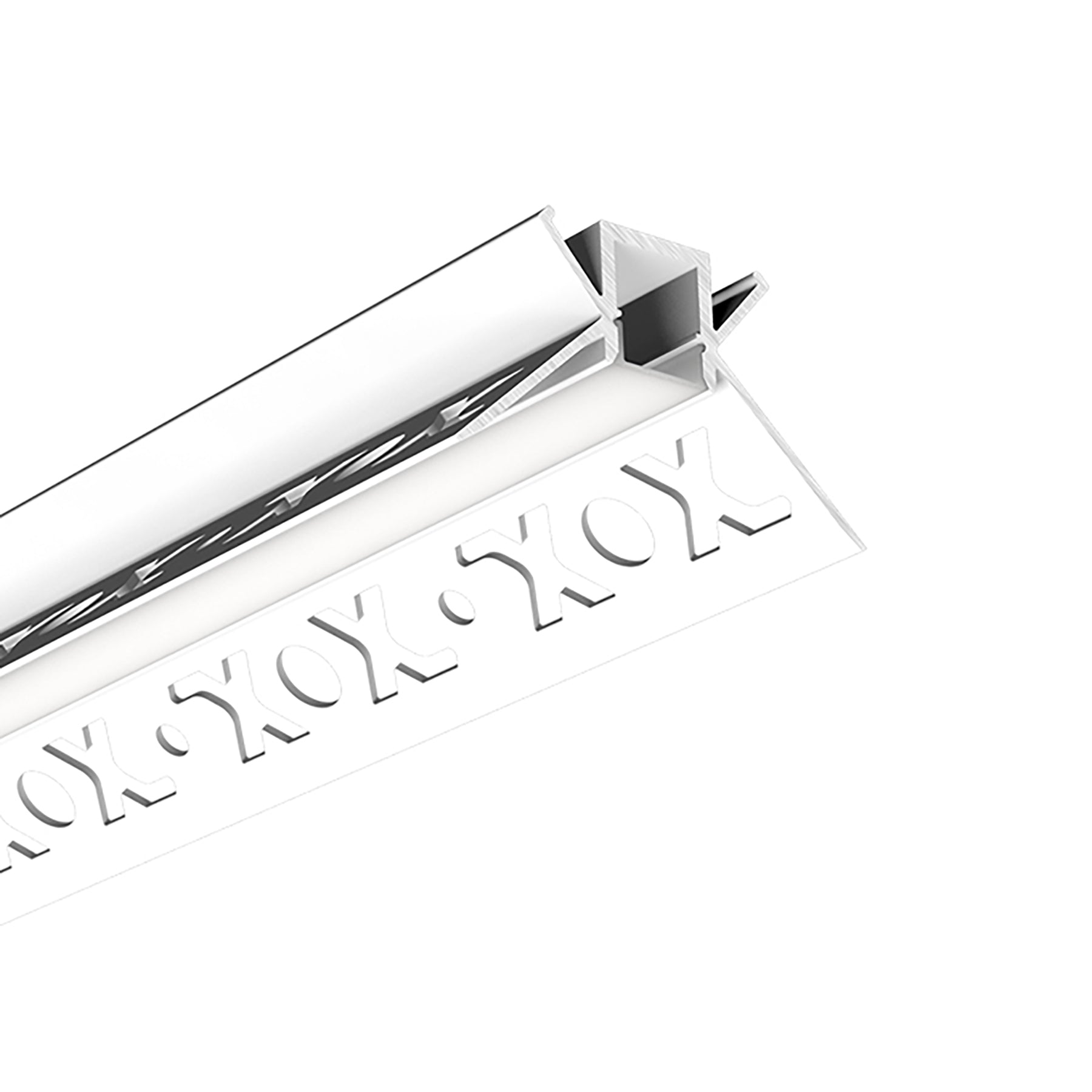  Plaster-In Trimless Recessed LED Aluminium Profile 46x24.38mm (127)