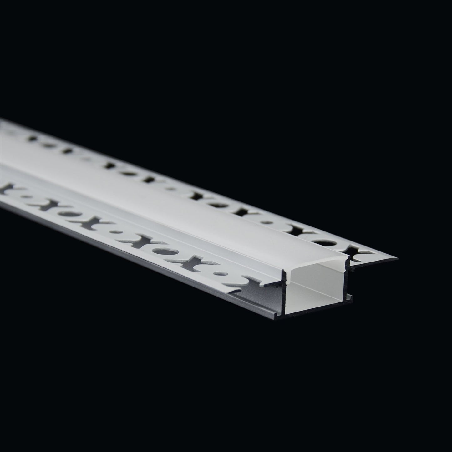  Plaster-In Trimless Recessed LED Aluminium Profile 61.45x14mm (122-C6214)